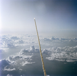 Gunsandposes-History:  The Space Shuttle Challenger Heads To Space On Mission Sts-7.