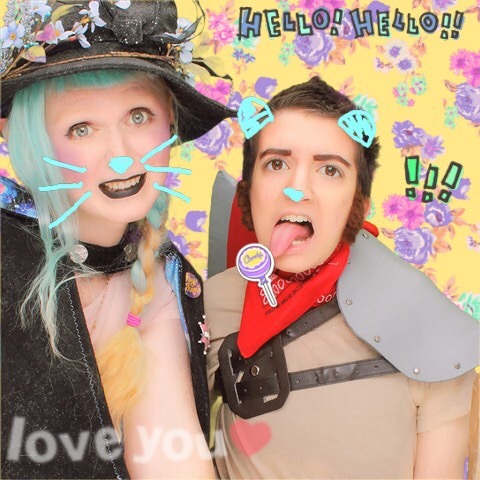 So Animenext had a purikura machine, so we decided to have Taako and Magnus give