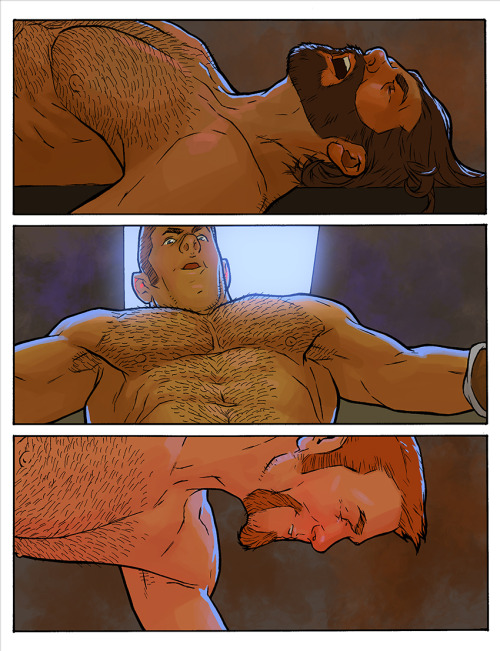 dalelazarov:  A page from GREEK LOVE, a gay erotic graphic hardcover published by Bruno Gmünder Verlag, written by me ( Dale Lazarov ) and drawn by Adam Graphite. Purchase it at http://www.dalelazarov.com/ ! :) 