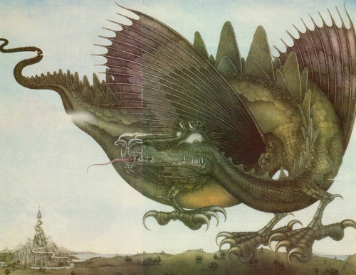 If you can, pick up the incredible “The Flight of Dragons” (1979) by Peter Dickinso