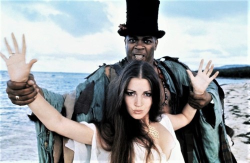  Geoffrey Holder as Baron Samedi and Jane Seymour as Solitaire - Live and Let Die (1973)