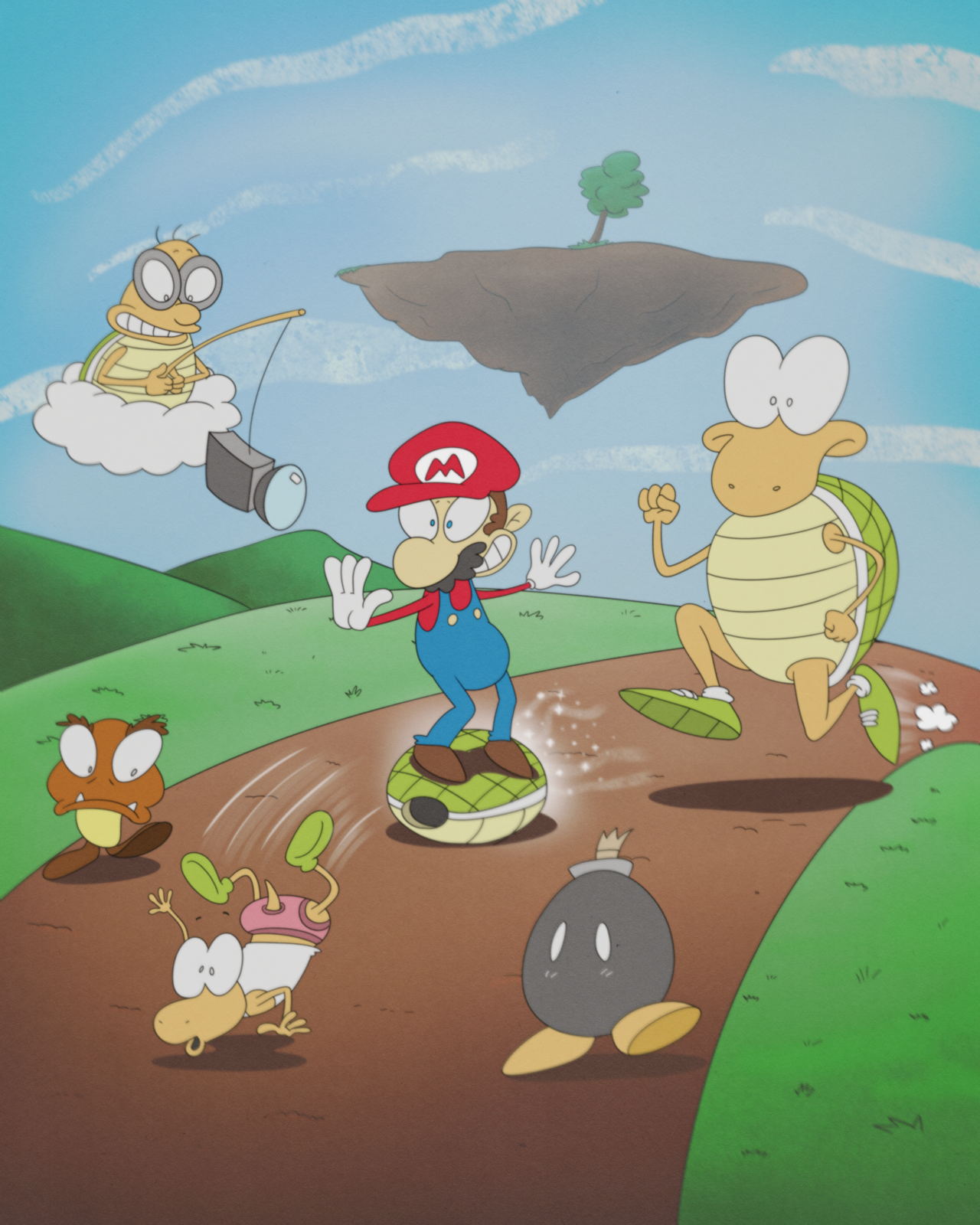 rockosedits: After the success of the videogame Super Mario 64, it premiered the