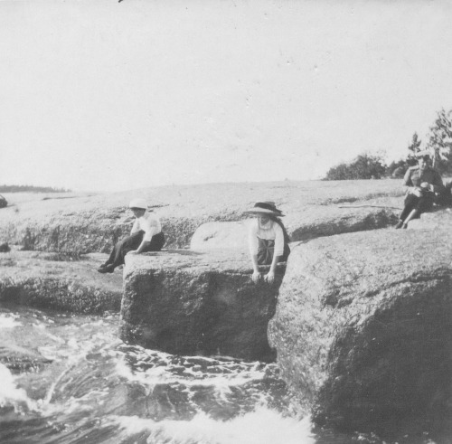 Grand Duchess Olga Alexandrovna and Grand Duchess Olga Nikolaevna in Pukion-Saari, 7th June - 25th J