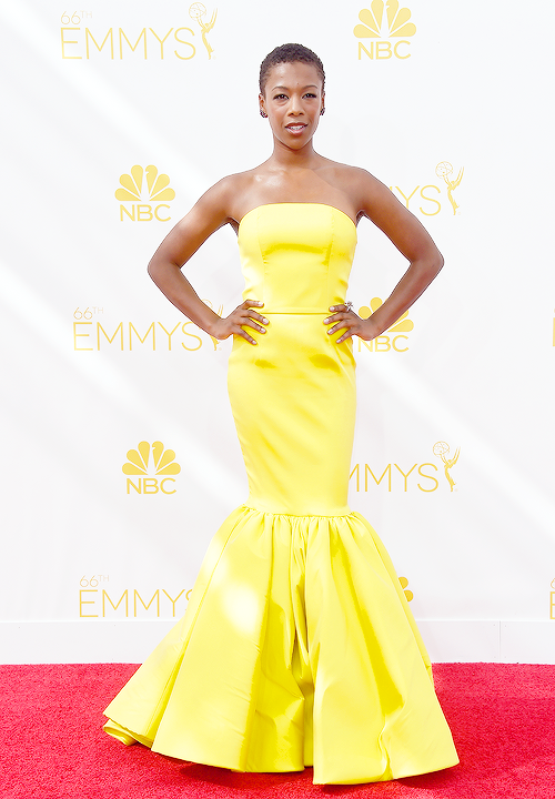 delevingned-deactivated20151023:  Samira Wiley at the 66th Annual Primetime Emmy Awards held at Nokia Theatre L.A. Live on August 25, 2014 