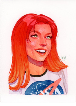 kevinwada:  Starfire headshotBased on Gabriel Picolo’s Teen Titans designsSee Beast Boy, Raven, and Cyborg :)