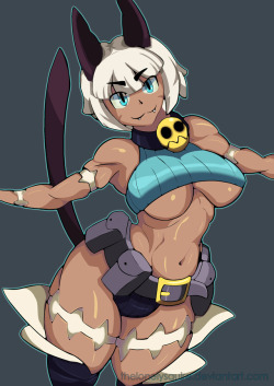 thel0nelysquire:  Ms. Fortune from the game SkullGirls :D   open for commissions, send info via email: nikolapavic97@yahoo.com  