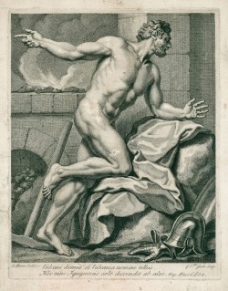   Vulcan. Louis Cheron. French 1660-1725.