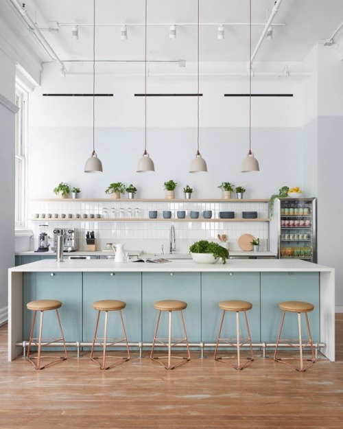 Kitchen in medical office, where patients can take cooking classes or grab a cup of coffee or tea.Th