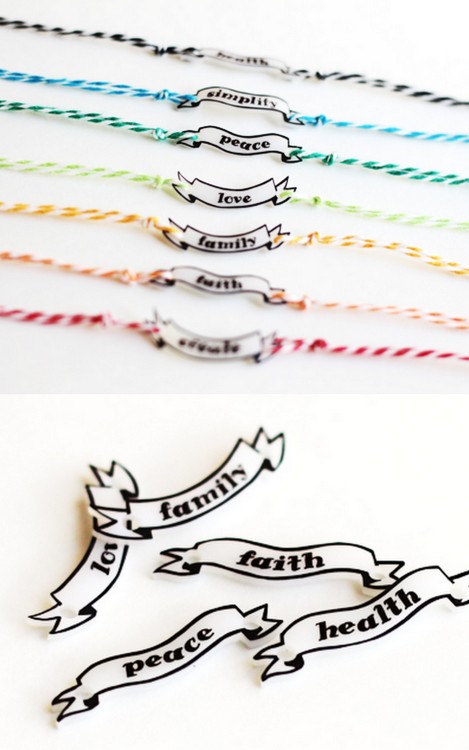 DIY Shrink Plastic Friendship Bracelet Tutorial and Pattern from Crafts Unleashed This is a cheap an