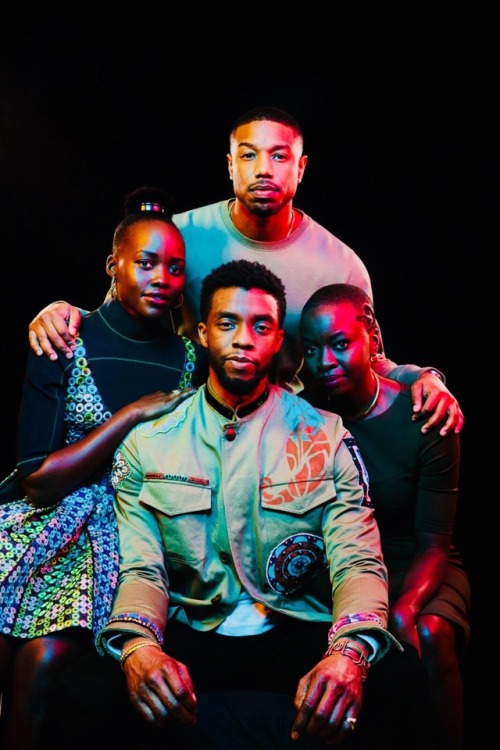 shutyourmoustache:Black Panther Cast and Director | New York Times (2018)