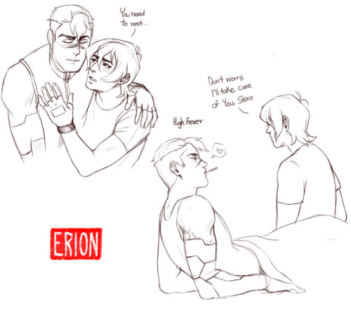 eri-damon: Keith taking care of a sick Shiro