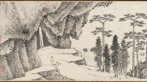 明 沈周 ， 文徵明合璧山水圖 卷|Joint Landscape by Shen Zhou, Asian ArtMedium: Handscroll; ink on paperPurcha