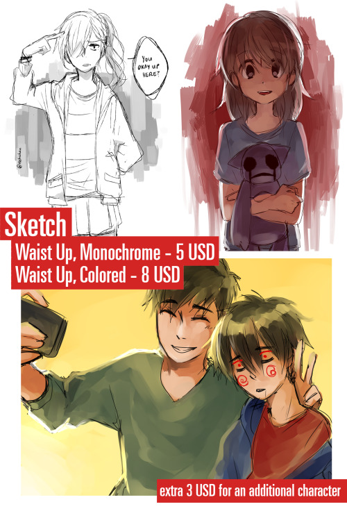 Porn rochichan:  Hi! I’ll be opening commissions photos