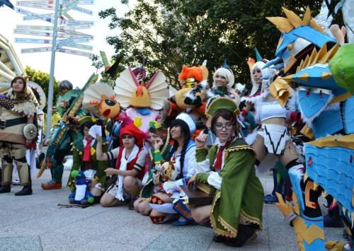 globalmonsterhunters:3rd Annual Monster Hunter Gathering @ Anime Expo 2015 ~ Group Photo (Photos tak