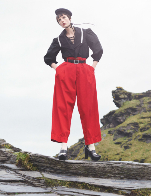Ship Shapes (Part II) Edie Campbell by Theo Sion Vogue UK, 2021