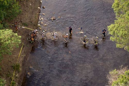 womenscycling: “Riders cross the river during stage 3 of the 2014 Absa Cape Epic Mountain Bik