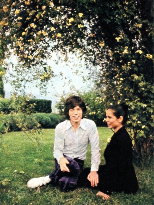 Mick &amp; Bianca Jagger ~ 1971