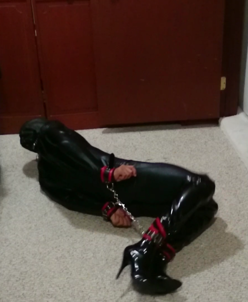 Just me in some self bondage for the night.