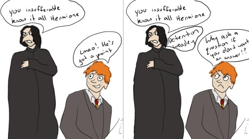 pottergenes:   “What’s a Wheezy?"…"The thing Harry Potter will miss most, sir!”   i did one for ginny and now finally have done one for ron this could have been so much longer 