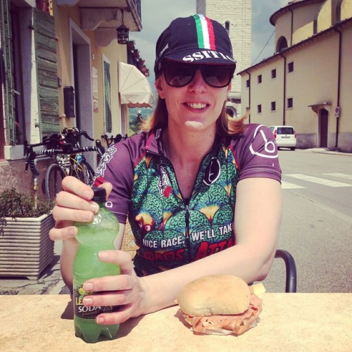 elenamartinello: It’s panino break! #bondola #mortadella #igerscycling #bicidastrada #bicilive #valp