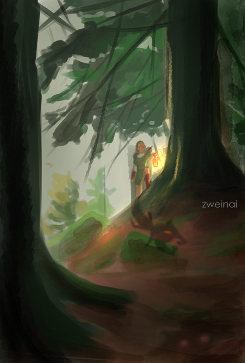 Been thinking about Twilight Princess a lot recently, so I did a quick concept art study of Link in 