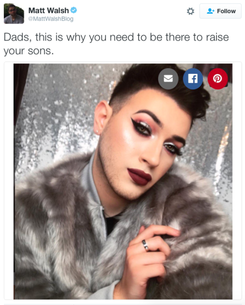 wilwheaton:micdotcom:After a homophobic tweet, beauty vlogger Manny Gutierrez’s showed what real par