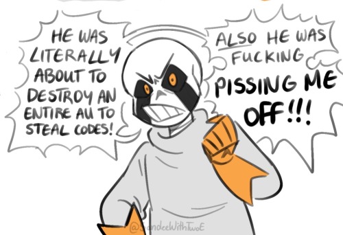 Have You Watched That Animation Where Delta Goes Against Cross? If So, You Should Make A Comic Where