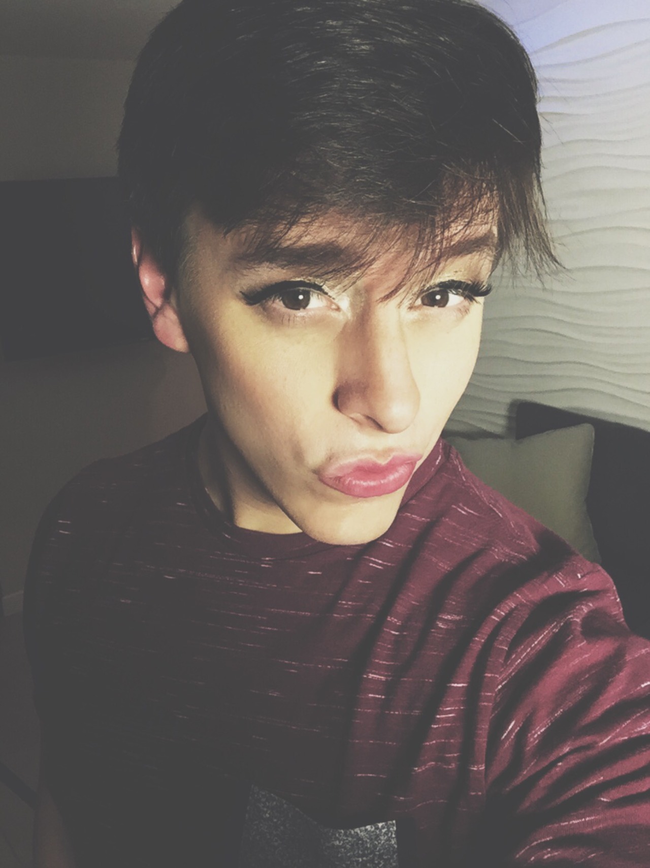 thatsthat24:  blackwiddowsilhouette:  thatsthat24:  Had to snap a classic duck lips
