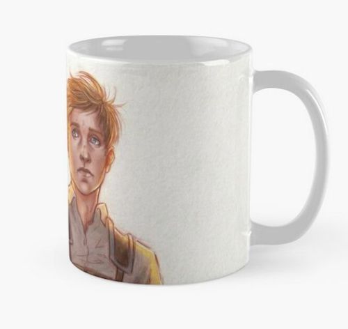 I add my last drawing of Armin in my Redbubble page! Prints, mask, notebook, phone case, cup and mor