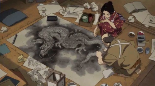 taishou-kun:  quadrophenicc:  What a beautiful movie.  Sarusuberi 百日紅 (Miss Hokusai) stills - Direct