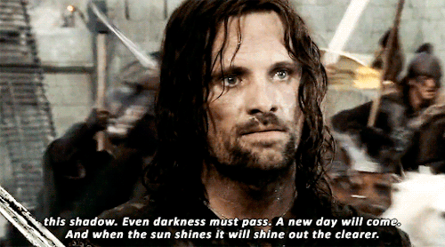 Our Favorites: [Day 15/24] Elises Favorite Quote (Lord Of The Rings) I Cant Do This, Sam. I Know. Its