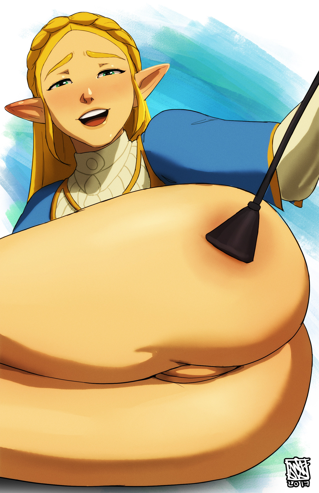 grimphantom2: naavscolors:  I really like this zelda design, she has the eyebrows,