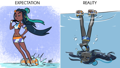 darksilvania:Another dumb Nessa meme that came to me when I saw both artworks together, they fit tog
