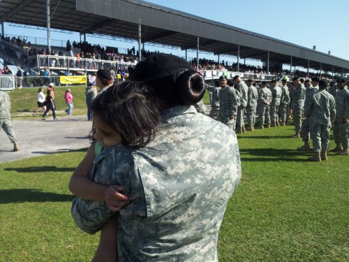 militarymom - Reunited! First hug after 10 weeks! This is my...