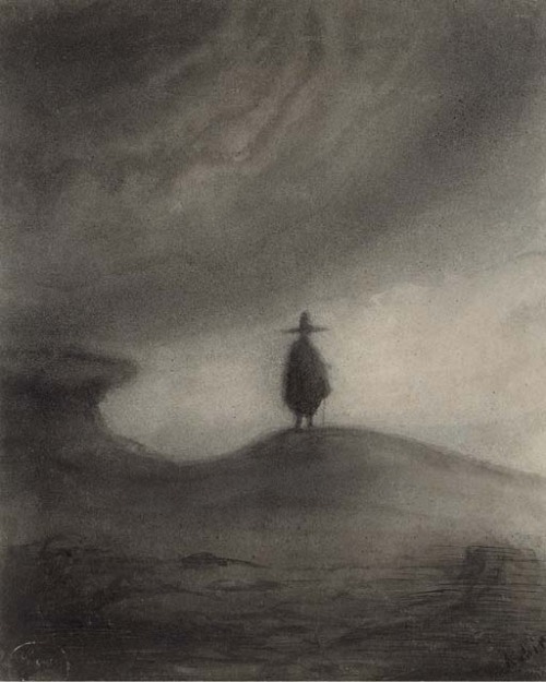 viennacalls:Alfred Kubin (Austrian, 1877-1959) Der Mann im Mond (The Man in the Moon), 1903–190427.2