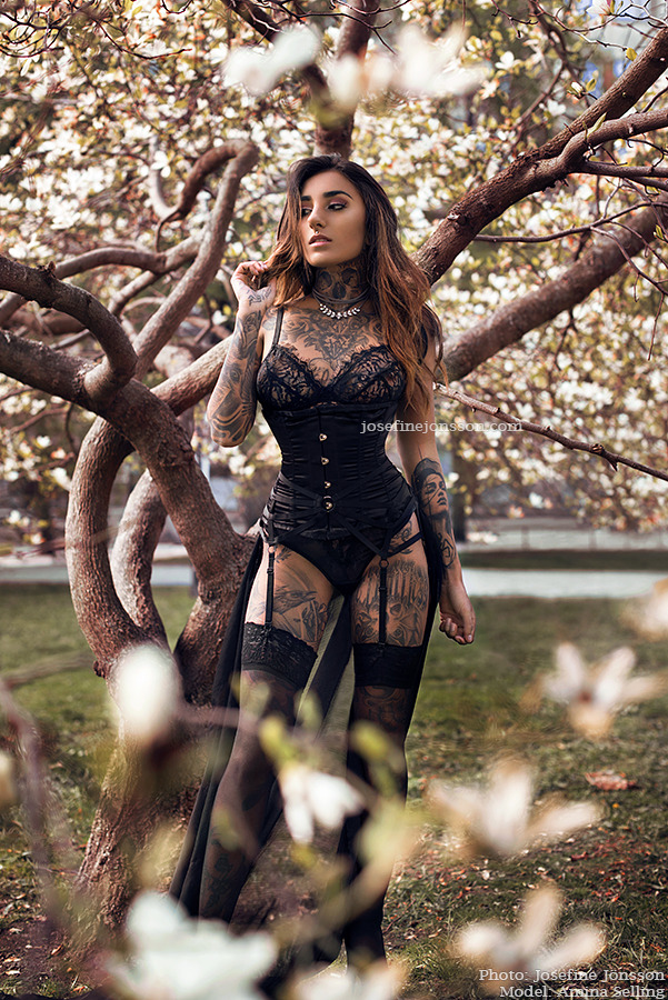 josefinejonsson:  Magnolia dreams with Amina Selling.Photos by Josefine Jönsson
