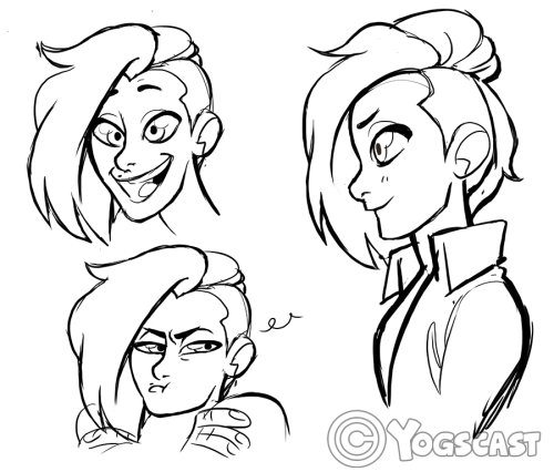 Yogscast Kim / Nanosounds recent rebrand &amp; character design update. :3