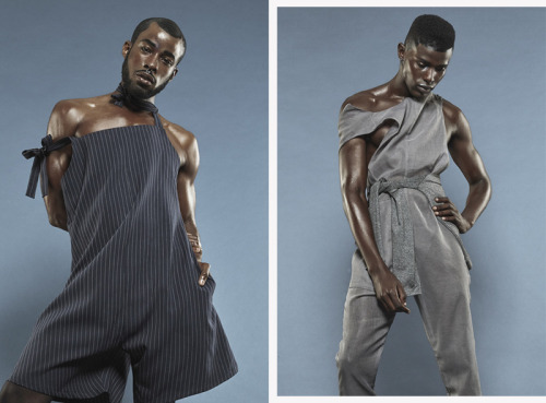 apimeleki: shadesofblackness: Nao Serati Fall/Winter 2016 collection titled “transit“ st