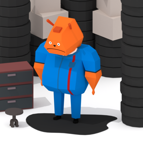 madakikoeru: Glottis from Grim Fandango Too small, I’m not too big. Everything around here is 