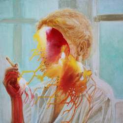 Red-Lipstick:  Jade Fenu (French, B. 1976, Paris, France) - Barbara, 2014    Paintings: