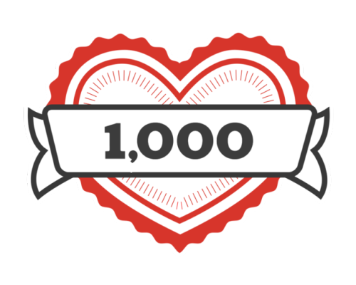 1,000 Likes!
