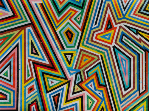 patternatic: Matt Leines John Candy 2013 Acrylic on paper  18"× 24" 