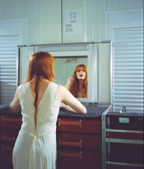 givemearmstopraywith:florence welch photographed by lillie eiger, via vogue