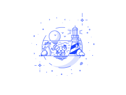 graphicdesignblg:  Lighthouse by Petr HadFollow us on Instagram @graphicdesignblg 