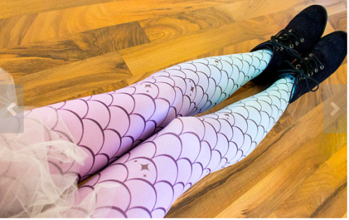 cute-etsy:  mermaid scale leggings 