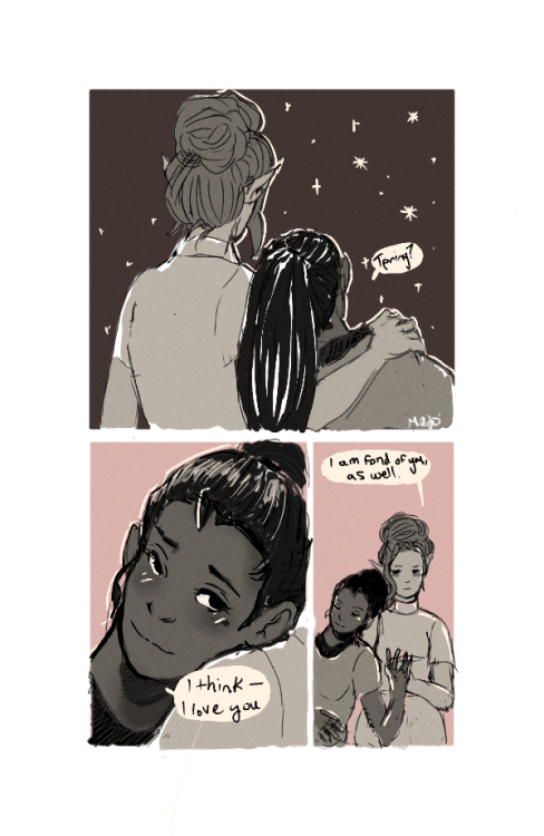 softcorevulcan:there isn’t enough t’pring x uhura. really. they’d be great together. an intelligent 