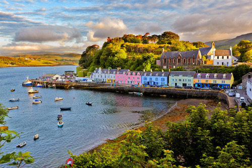 allthingseurope:Portree, Isle of Skye, Scotland (by Oleksandr Frolov)