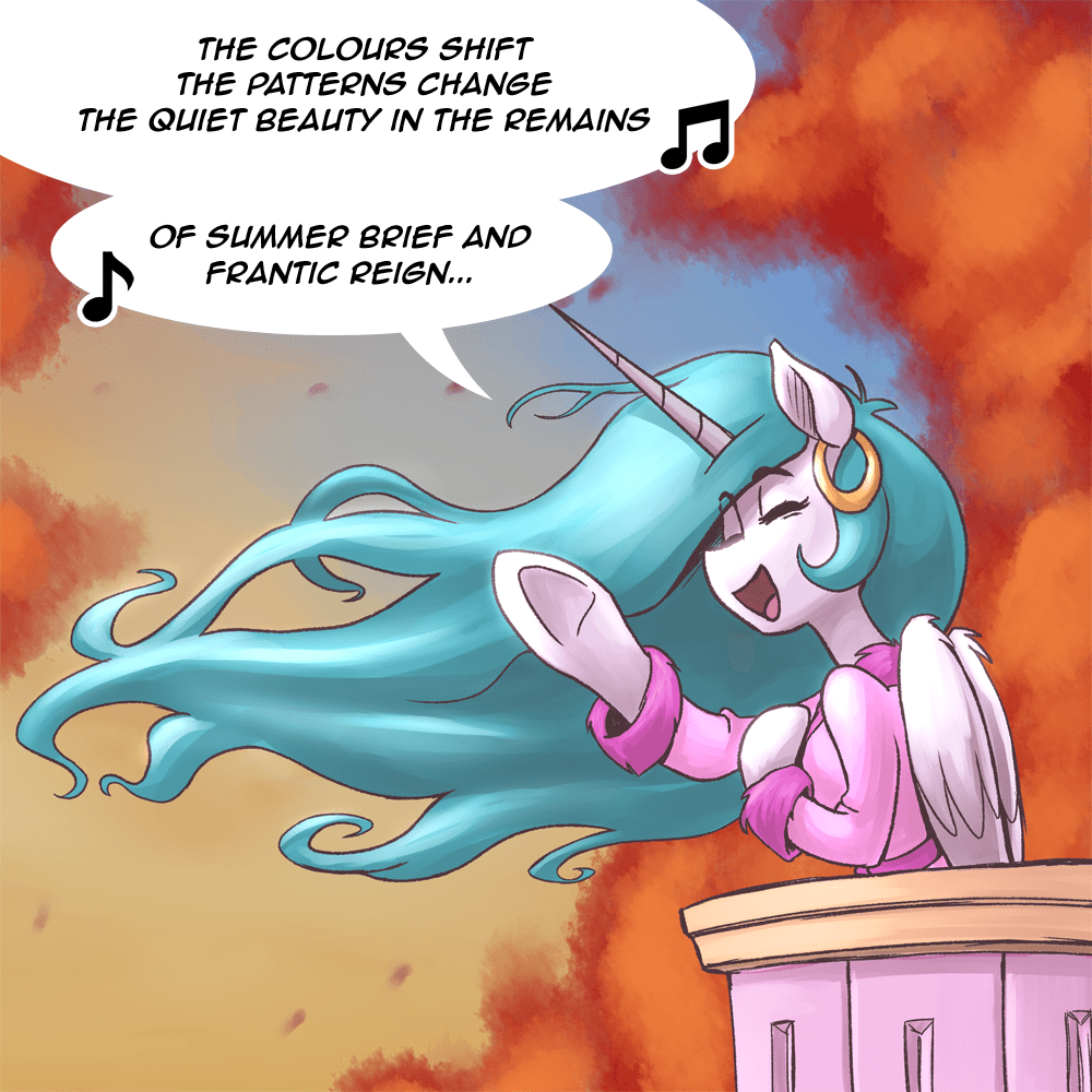 goodmorningcelestia:  Everyone’s a critic  Aww ;w; Poor Tia~ 