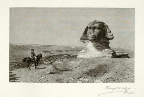 Napoleon before the Sphinx by Henry Wolf (ca. 1888).