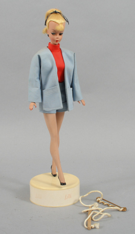 The Bild Lilli doll, German fashion doll produced from 1955 to 1964